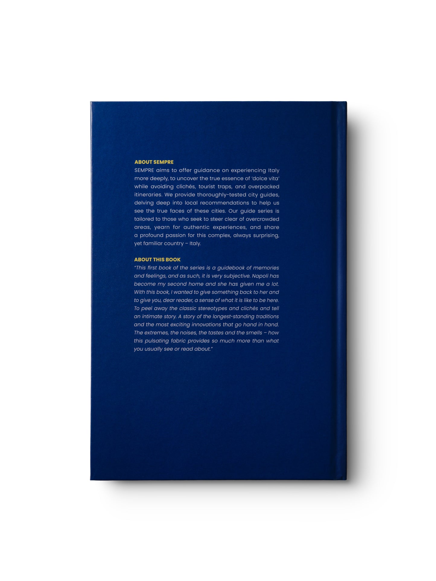 SEMPRE - NAPOLI guide book